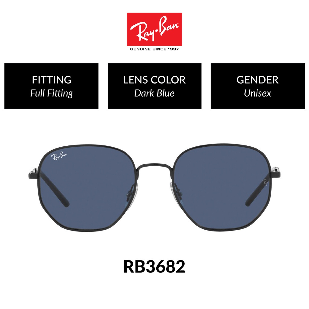 Ray-Ban CORE RB3682 002/80 | Unisex Global | Sunglasses | Size 51mm |  Shopee Malaysia