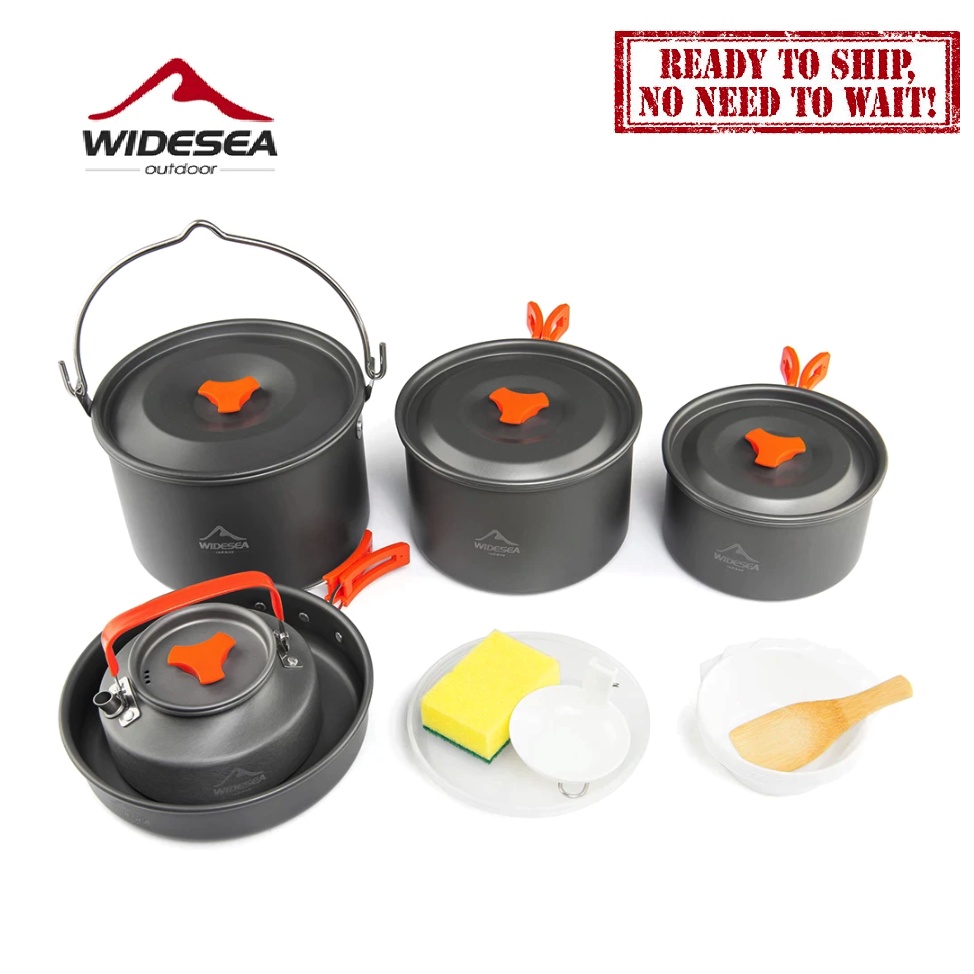 Widesea 78 Person Camping Tableware Set Cookware Outdoor Cooking Pot