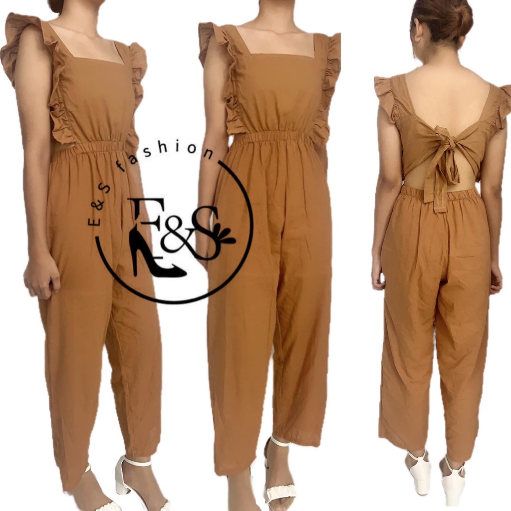 【lucky girls】ANNA fashion sexy backless jumpsuit for women