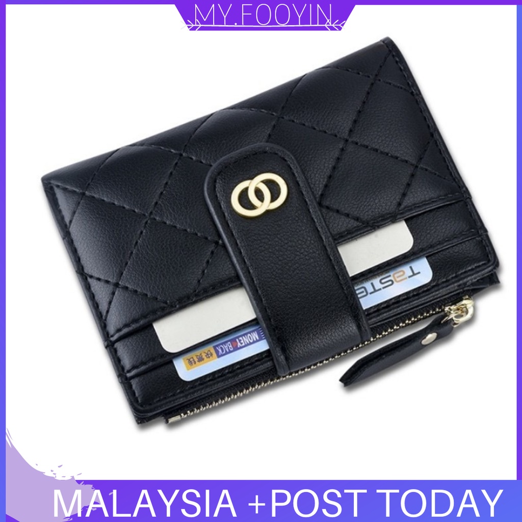 P27 READY STOCK MYFOOYIN New Luxury Women Short Wallet Lady Purse with Card Holder