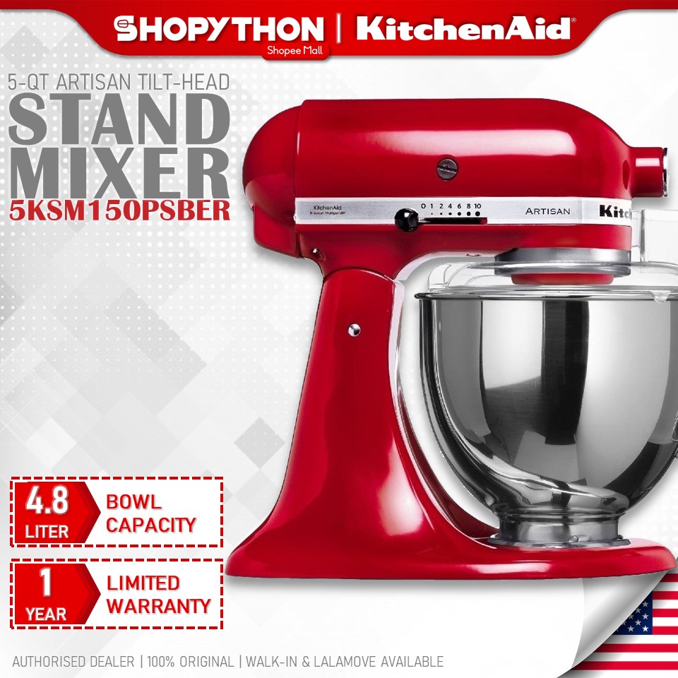 KITCHENAID 5Quart Artisan TiltHead Stand Mixer 5KSM150PSBER Empire