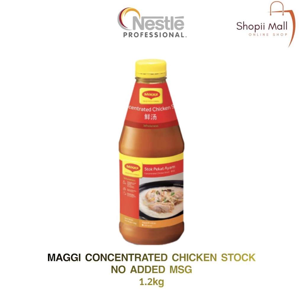 MAGGI CONCENTRATED CHICKEN STOCK NO ADDED MSG 1.2KG Shopee Malaysia
