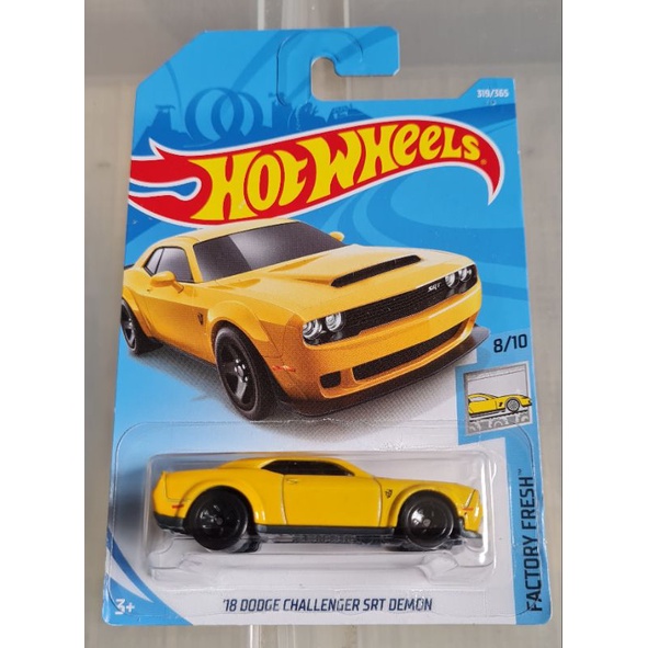 Hot Wheels Dodge Challenger Srt Demon Shopee Malaysia