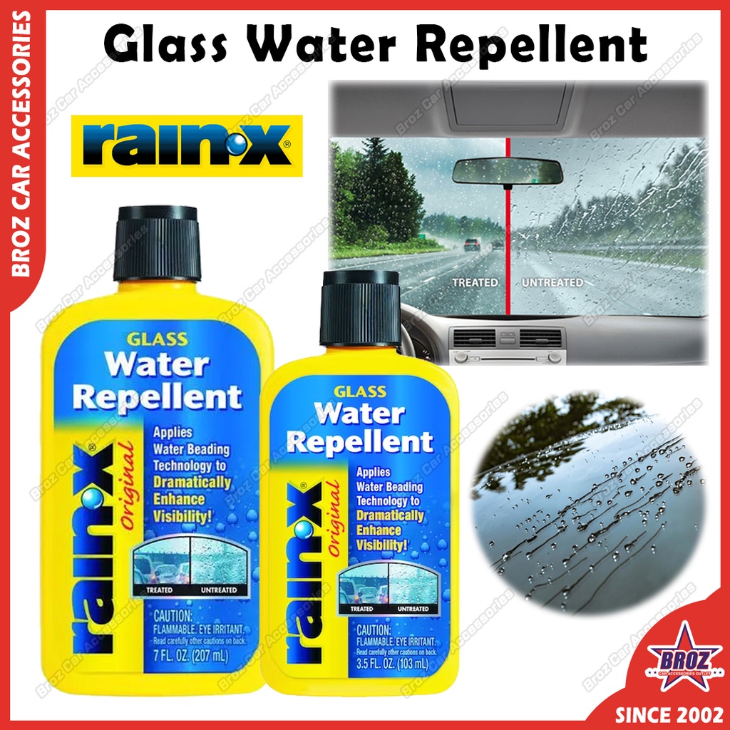 RainX Rain X Rain X RainX Original Glass Water Repellent DIY Rain Remover Car Window