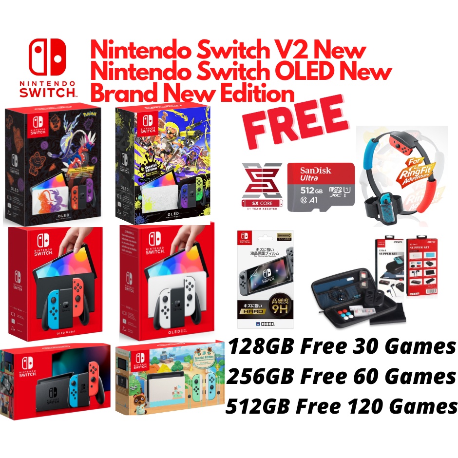 Nintendo Switch V2 New Enhanced Edition/Oled Edition(Jailbreak) With