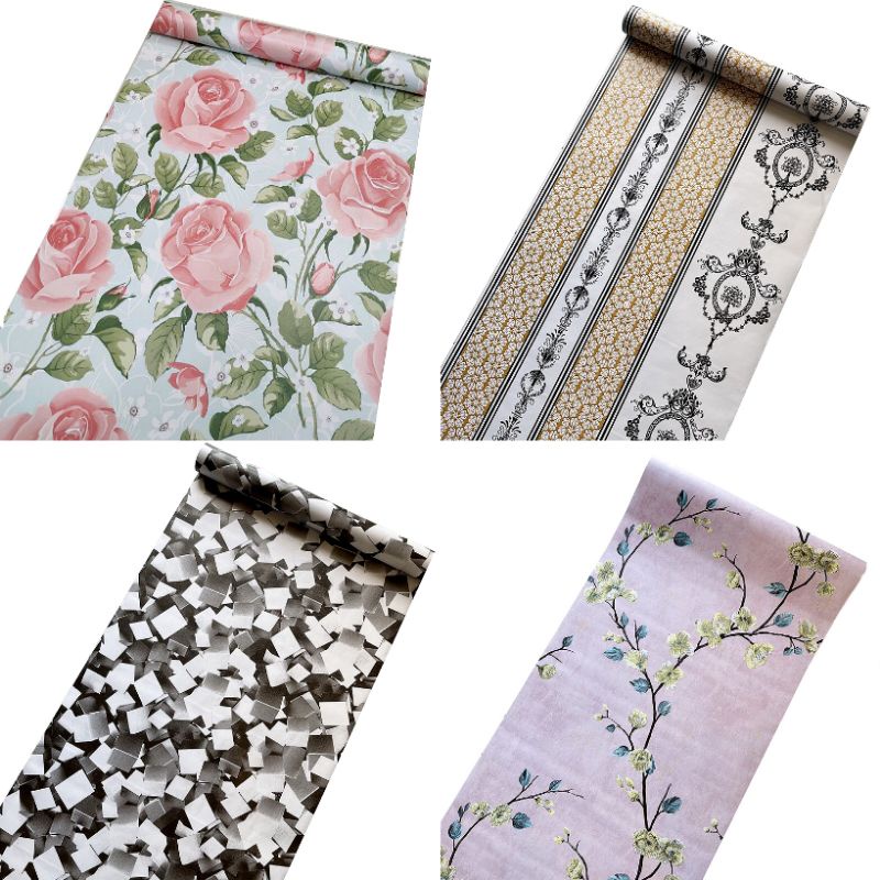 (20 design) Pvc Wallpaper sticker 45cm x 10meter Self adhesive pvc