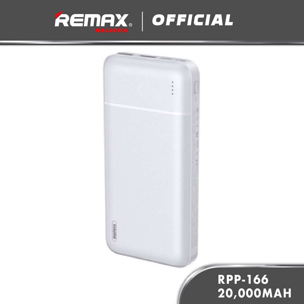 Remax RPP-166 Lango Series 20000mAh Power Bank 2.1A Dual USB Outputs ...