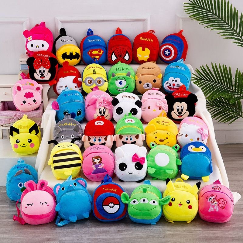 Bag Budak Kids Backpack School Bags Baby Cute Cartoons Animals Kindergatden Gils Boys Fashion Gift Comel