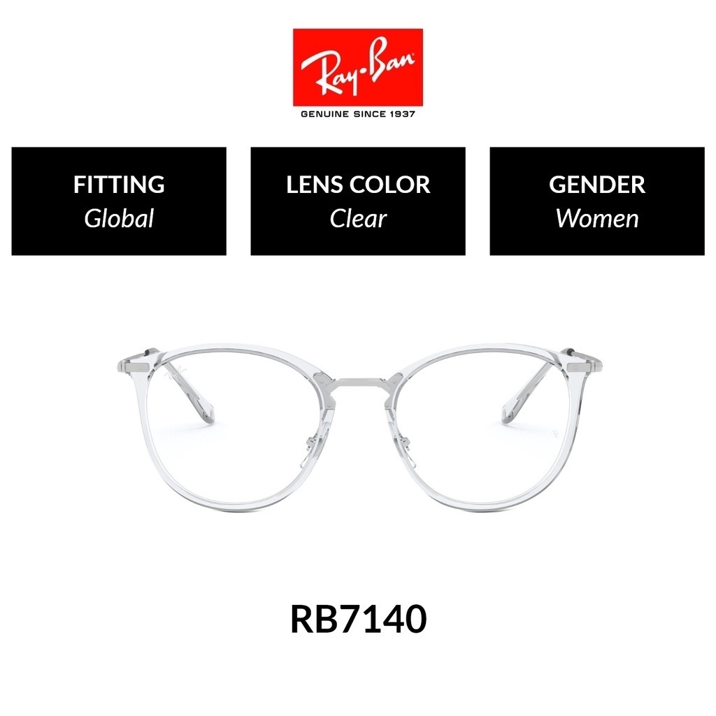 Ray-Ban RX7140 2001 Glasses Female | Shopee Malaysia