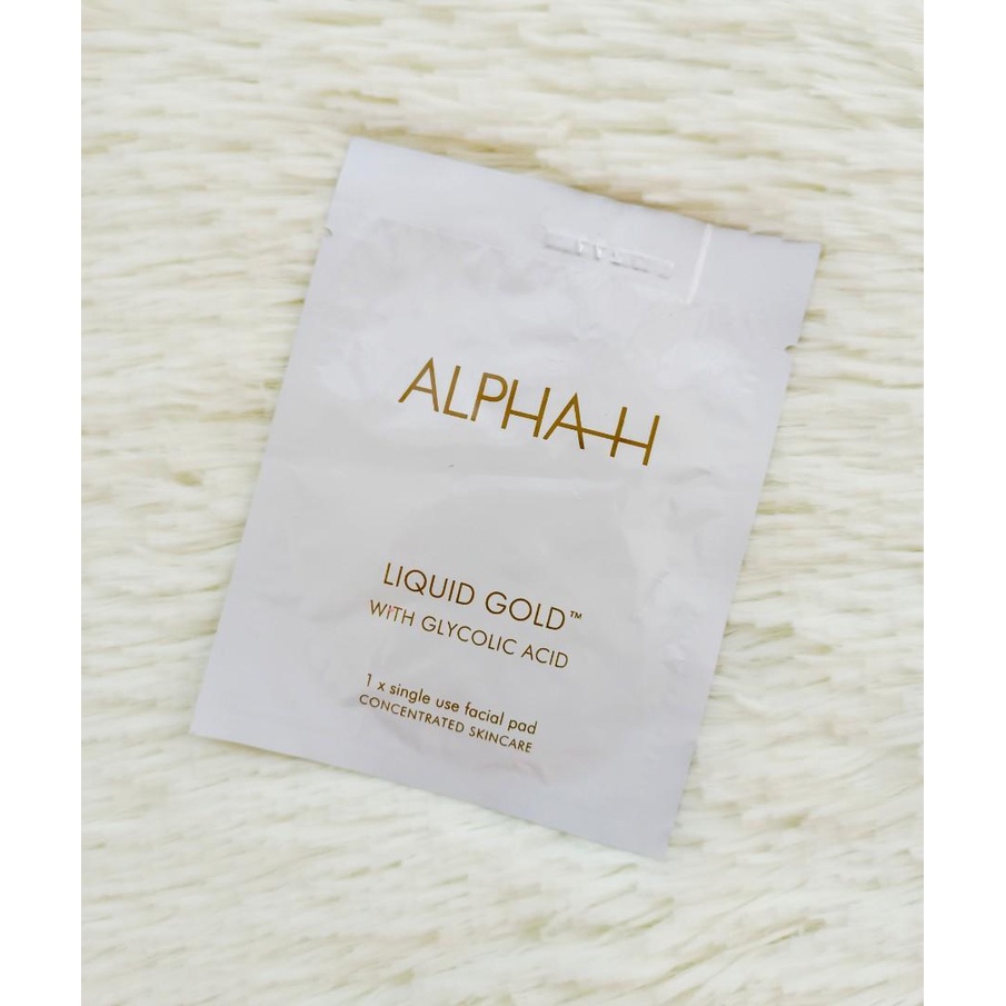 READY STOCK ALPHAH Liquid Gold Exfoliating Treatment with 5 Glycolic