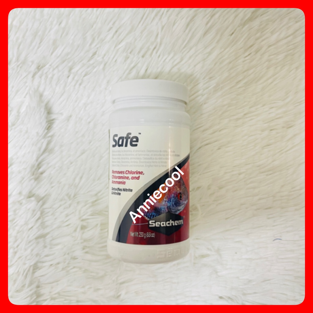 SEACHEM SAFE 250g (REMOVE CHLORINE, CHLORAMINE, AMMONIA, NITRITE AND