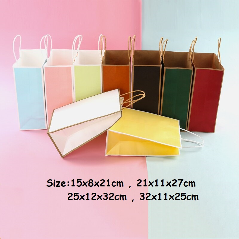 Birthday Paper Bag Retail Shopping Bags DoorGift Wedding Bag Kraft ...