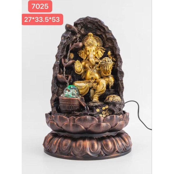 Water Fountain Jumbo | Ganesh | Lakshmi | Peacock | Buddha | | Shopee ...