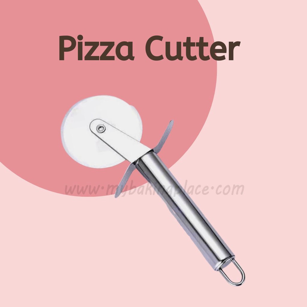 Pizza Cutter Stainless Steel Kitchen Accessories Food Cutter Pemotong Pizza Slicer Cutter Cooking Tool Set Bread Slicer