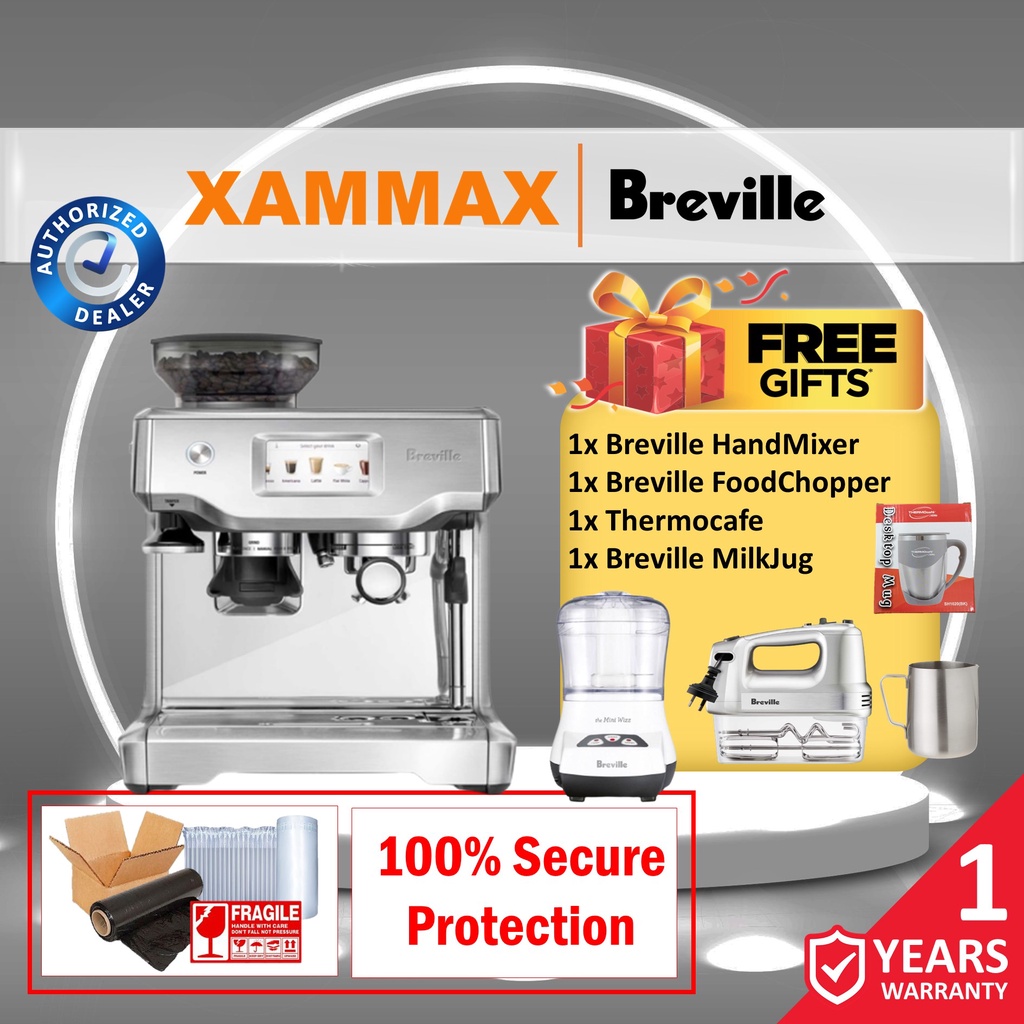Breville (BES880/ BES880BST) The Barista Touch / Silver Coffee Maker