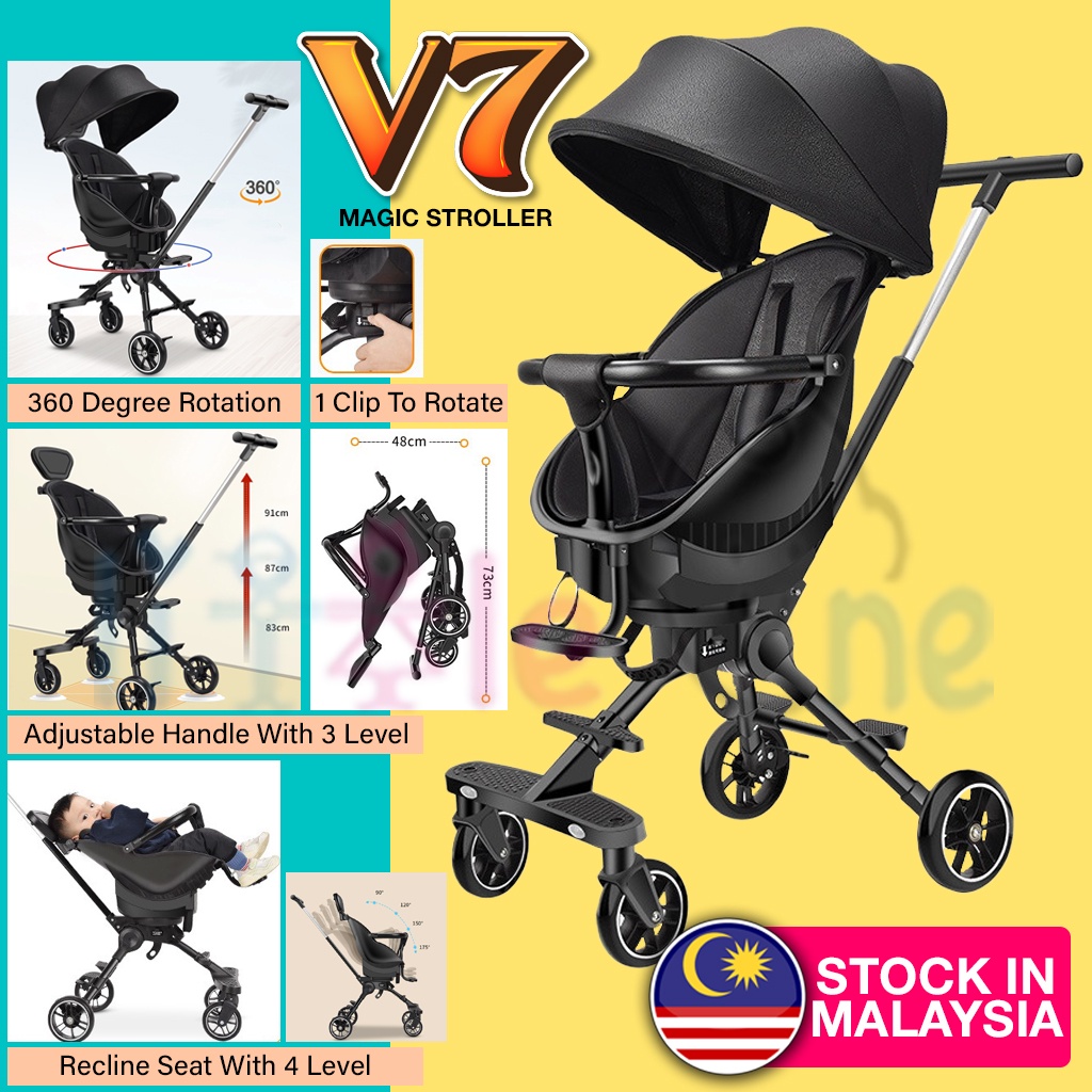 Little One Advance V6 V7 V8 V1 KING Magic Stroller 360 Rotating Kids Stroller Two Way Magic Strollers 2 Way Stroller