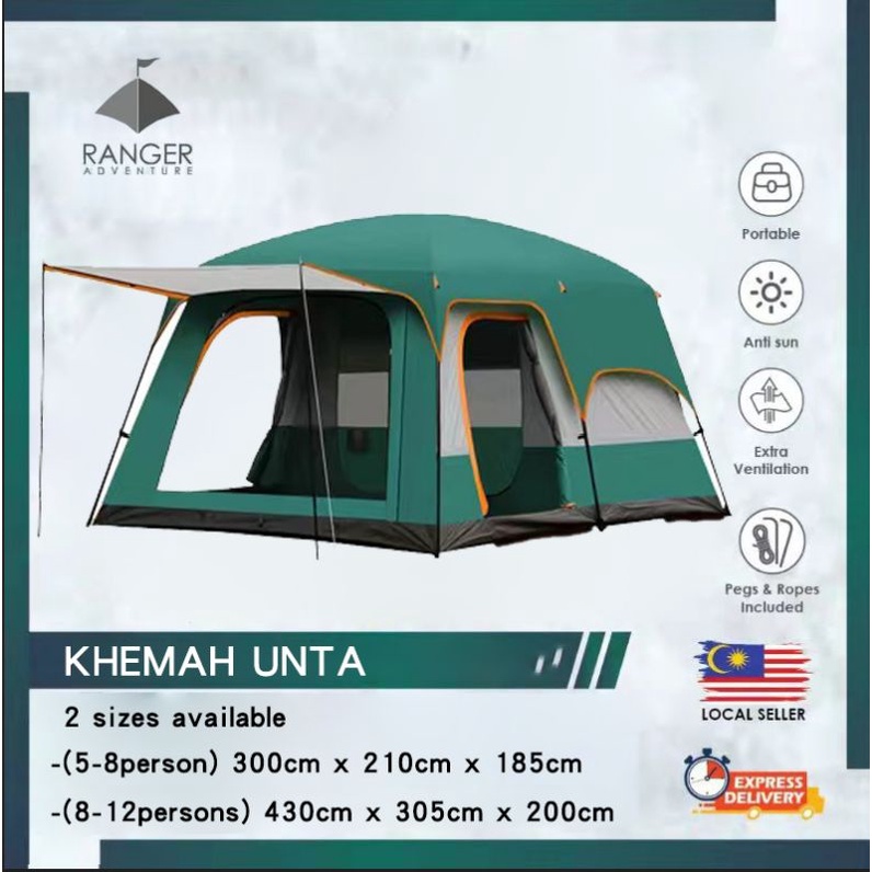 Khemah Unta Camel Tents outdoor big kemah(5 8 12 persons design)