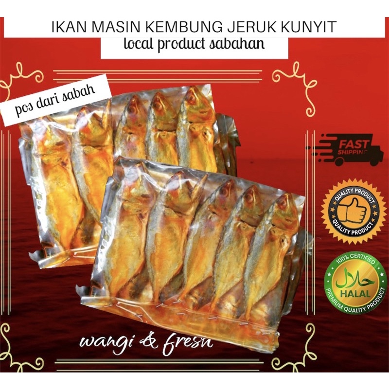 Ikan Masin Kembung Jeruk Ikan Masin Kembung 1pek 4biji Shopee Malaysia