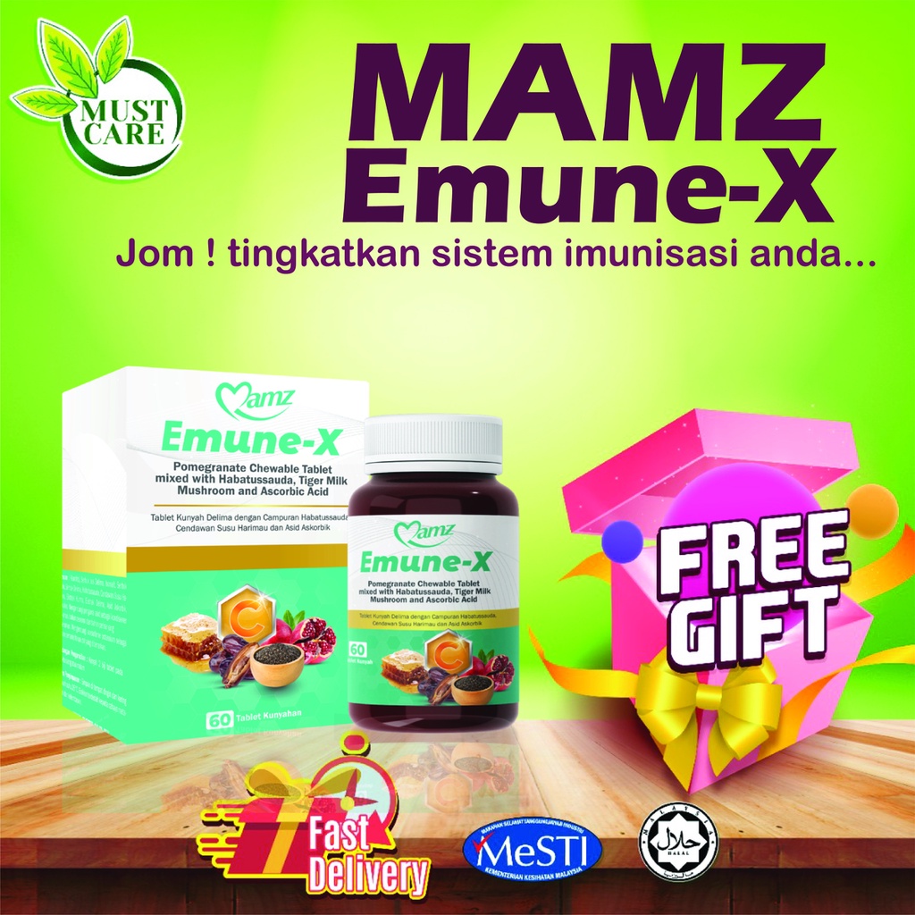 MAMZ IMUNE-X VITAMIN KUNYAH TERBAIK | Shopee Malaysia