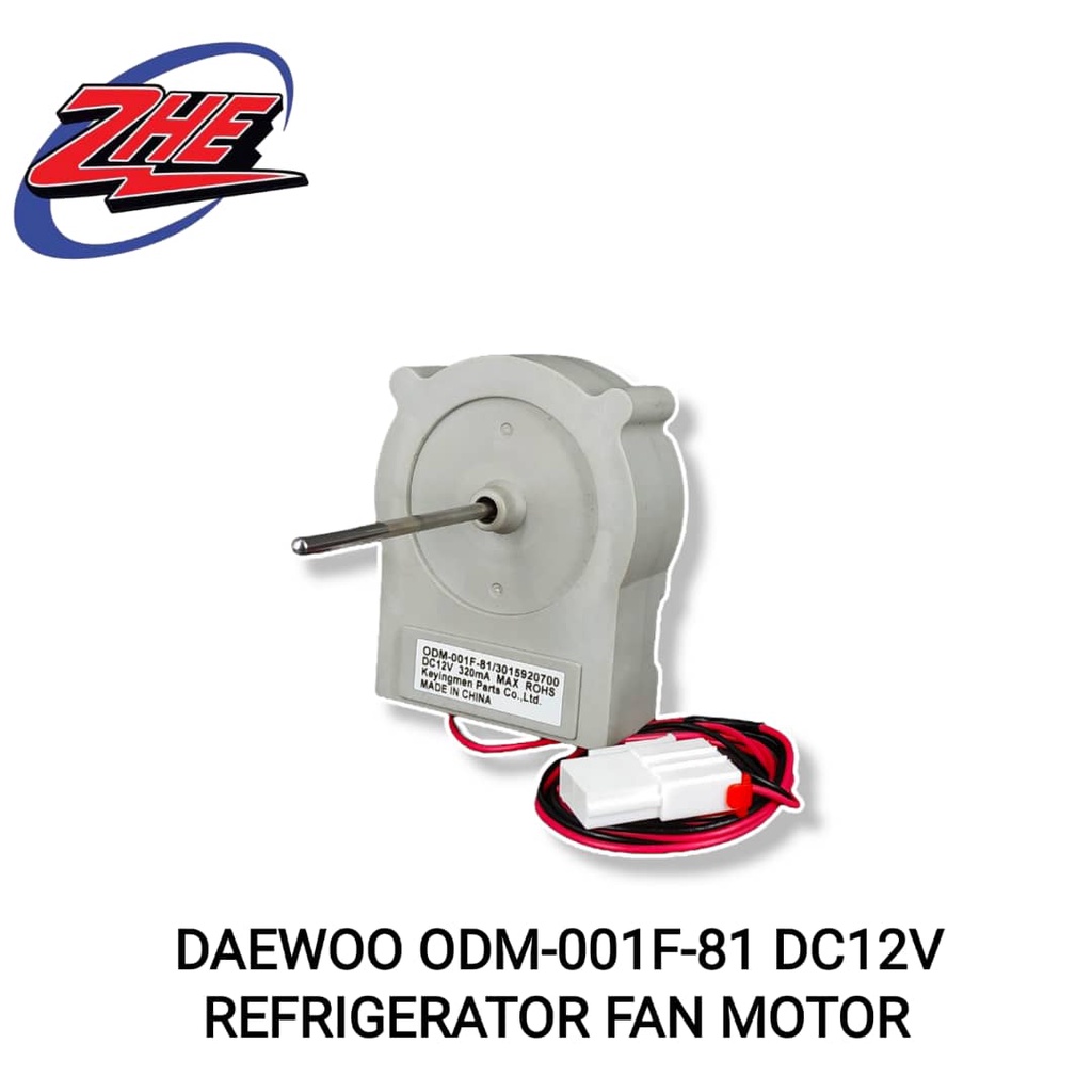 DAEWOO ODM-001F-81 FRIDGE REFRIGERATOR FAN MOTOR DC12V / KIPAS PETI SEJUK PETI AIS (7258/202-0054)