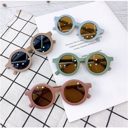 【READY STOCK】Cute Kids Sunglasses Colorful Boy Girl Baby Uv400 Protection Eyewear Fashion Stylish Budak Cermin Mata Comel