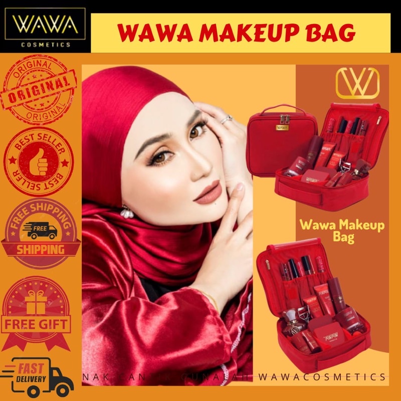 ‼️ ‼️WAWA MAKEUP BAG | BAG MAKEUP BY WAWA ZAINAL WAWACOSMETICS