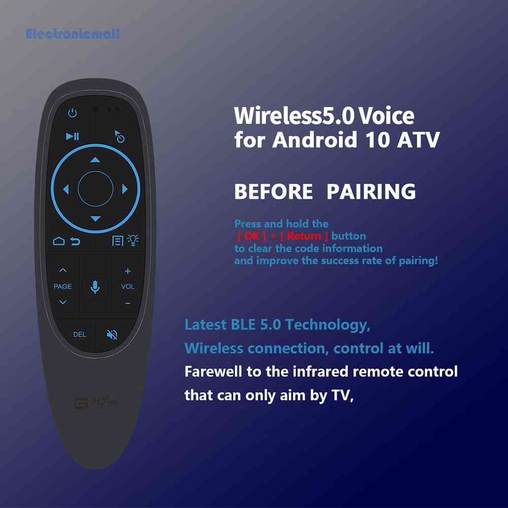 Durable Multi G10S Pro Bluetooth-compatible Voice Remote Control 2.4G Air Mouse Smart TV Reliable Must - Image 5