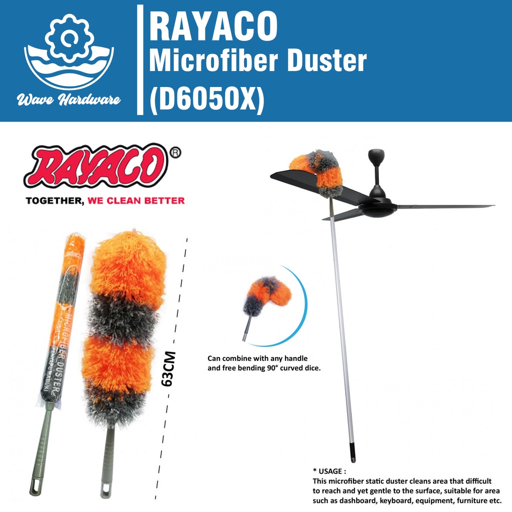 RAYACO Plastic Microfiber Duster / Duster Cleaner / Feather Duster