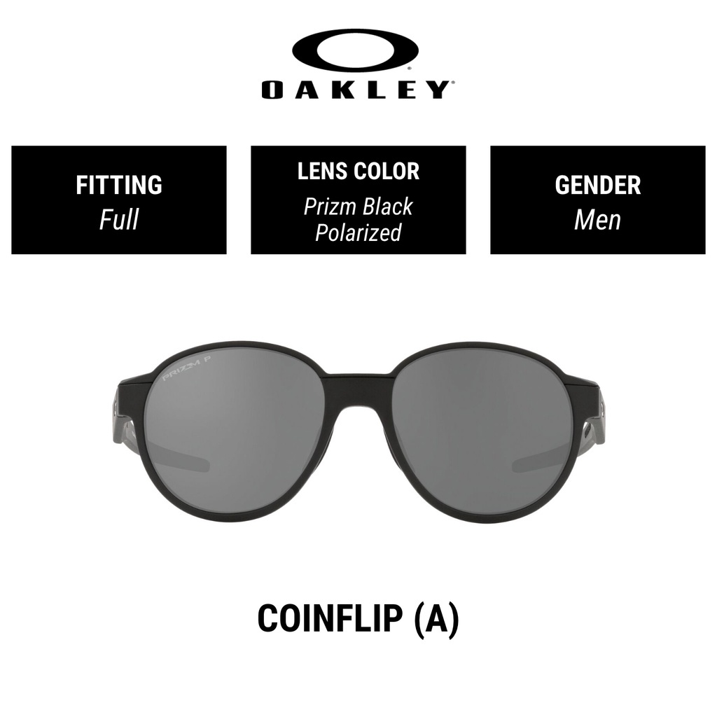 Oakley Coinflip (A) Prizm OO4144F 414403 Men Full Fitting Sunglasses Size  56mm | Shopee Malaysia