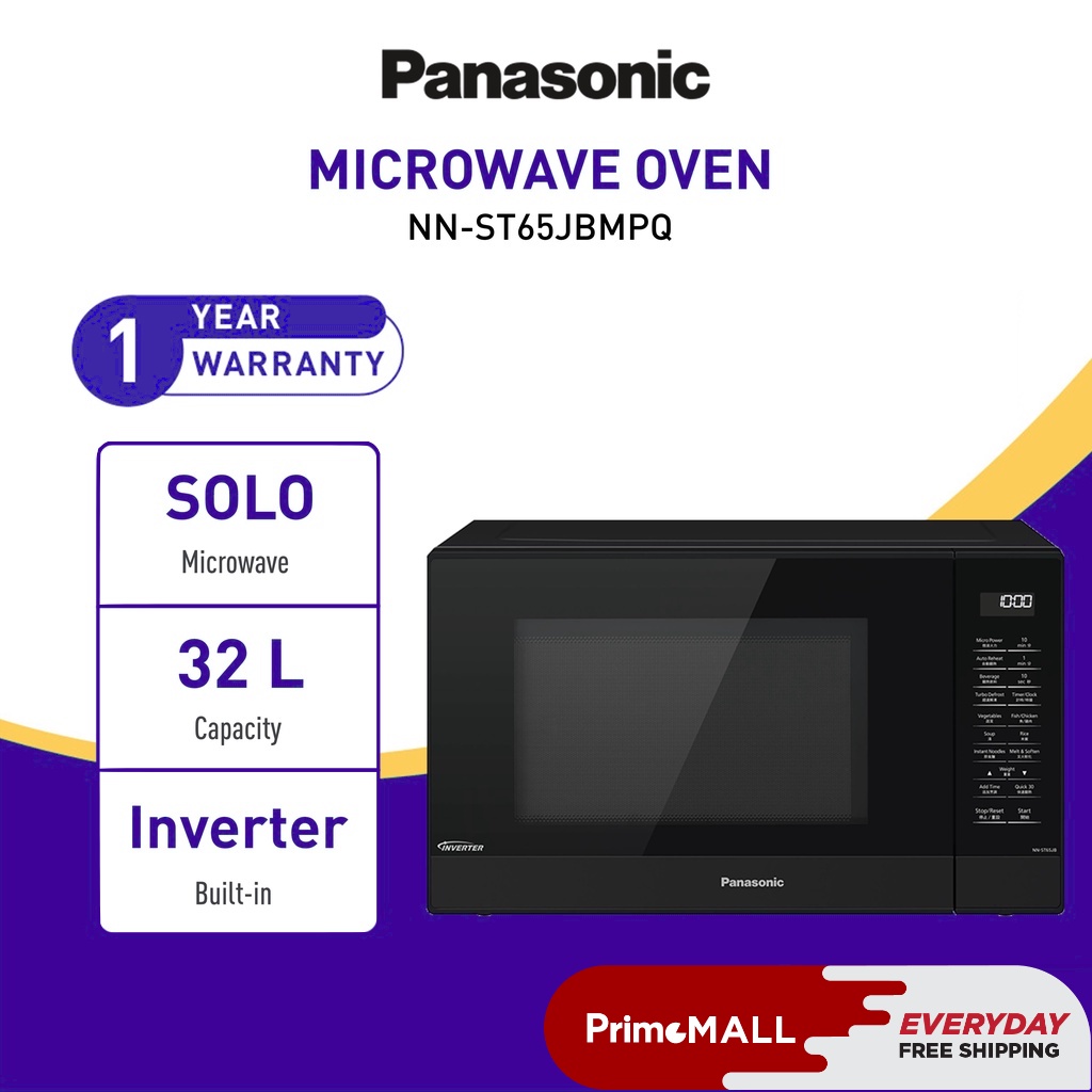 PANASONIC Microwave Oven 32L Inverter 30 Menu NNST65JBMPQ Large