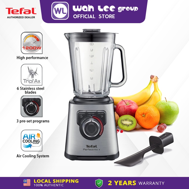 Tefal PERFECT MIX+ High Speed Blender 6 Blades Glass Jar 1200W BL811 ...