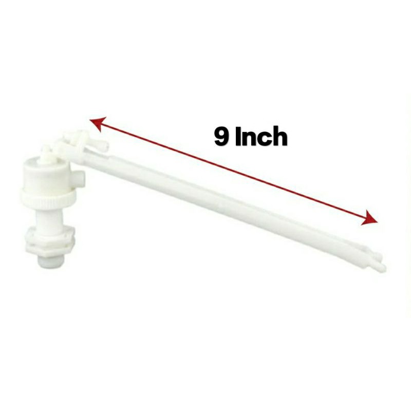 9" pvc plastic float valve (1/2")/ injap terapung jamban air Shopee