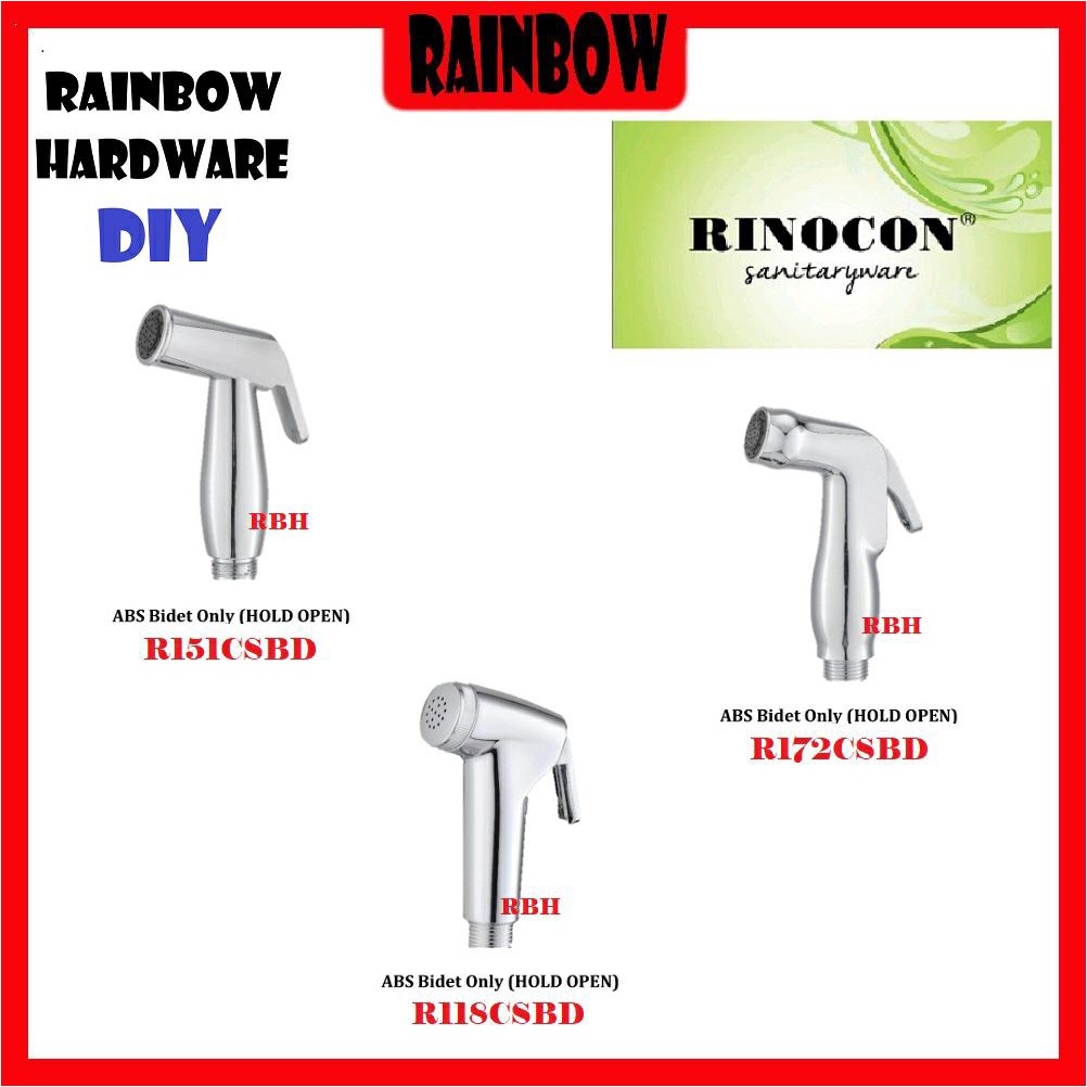 RINOCON ABS BIDET HEAD ONLY (HOLD OPEN) / BATHROOM HAND BIDET | Shopee ...