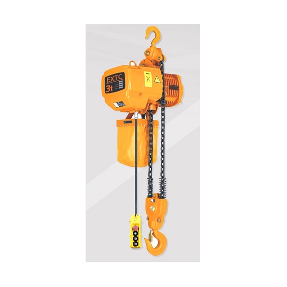 HINCO ELECTRIC CHAIN HOIST 3 TON X 380V X 5METER C/W ELECTRIC HOIST