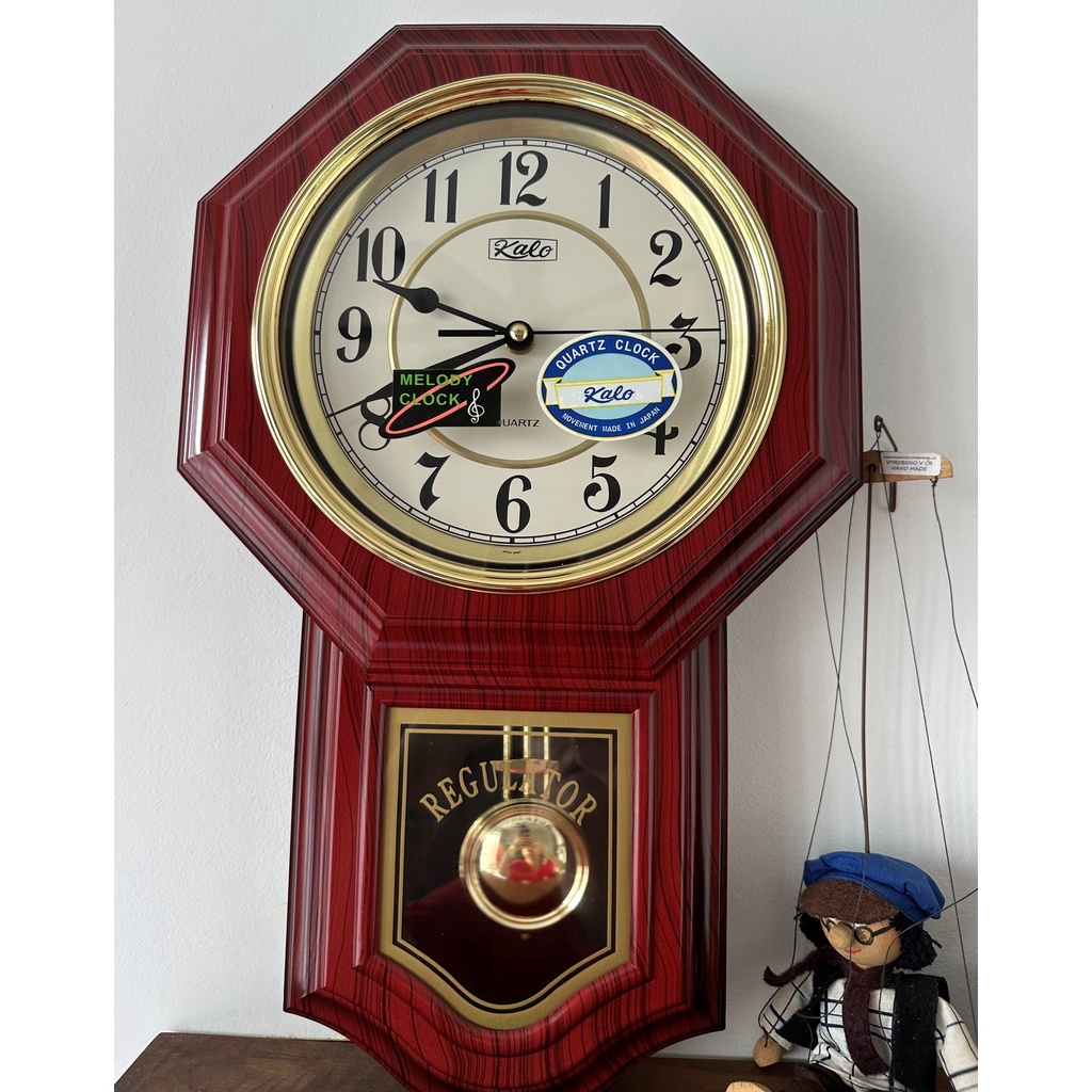 Kalo melody wall clock ( SEIKO SKP movement) Shopee Malaysia