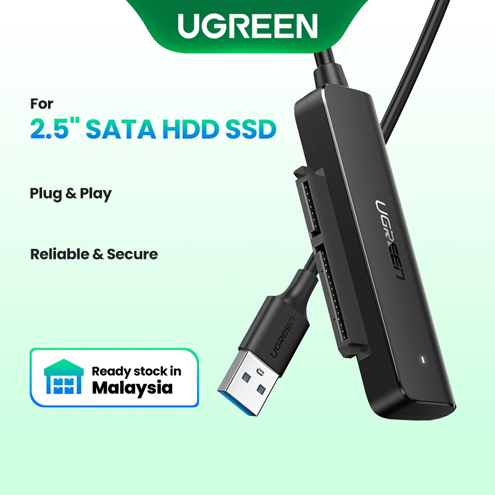 Ugreen Sata Usb Converter Usb 30 Usb C To Sata Adapter For 25 Hddssd External Hard Drive 8560