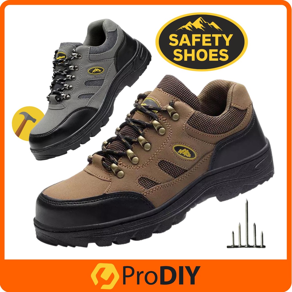 PRODIY Ladderman Kasut Safety Shoes Kasut Safety Boot Lelaki Safety