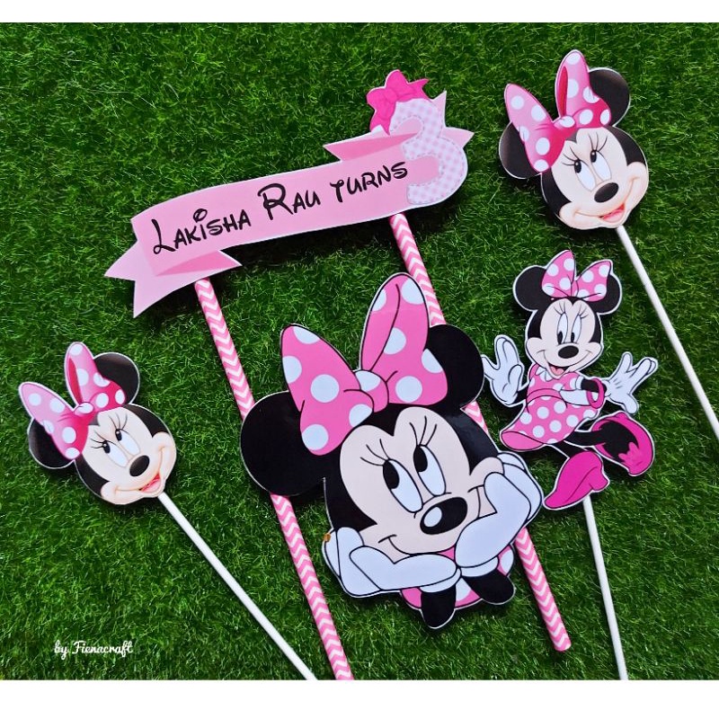 Minnie Mouse Pink topper | Shopee Malaysia