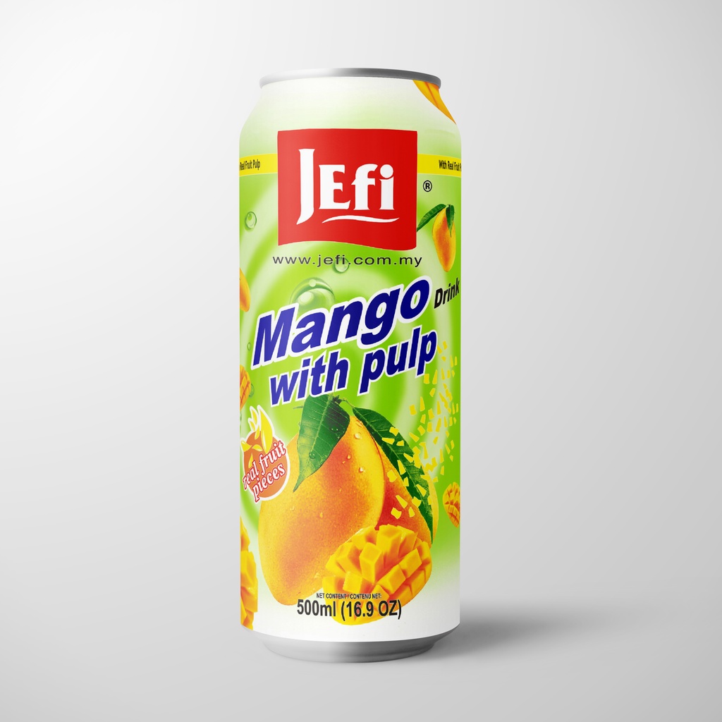 JEFI Mango drink with pulp tropical fruit juice assorted fruit drinks