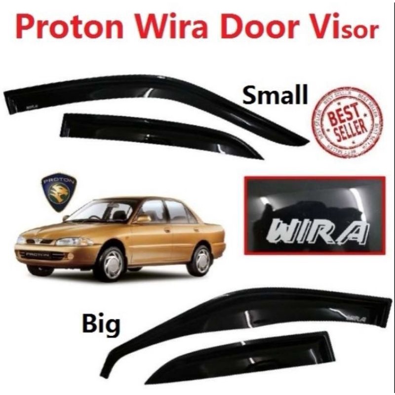 Proton Wira door visor 5inch/3inch Shopee Malaysia