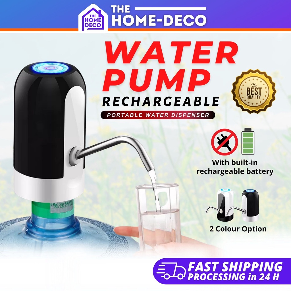 Water Dispenser Rechargeable Water Pump Home Drinking Bottle Mini Water Pump Portable Water Pump USB Charging