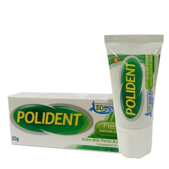 Polident Denture Adhesive Cream 20g Shopee Malaysia