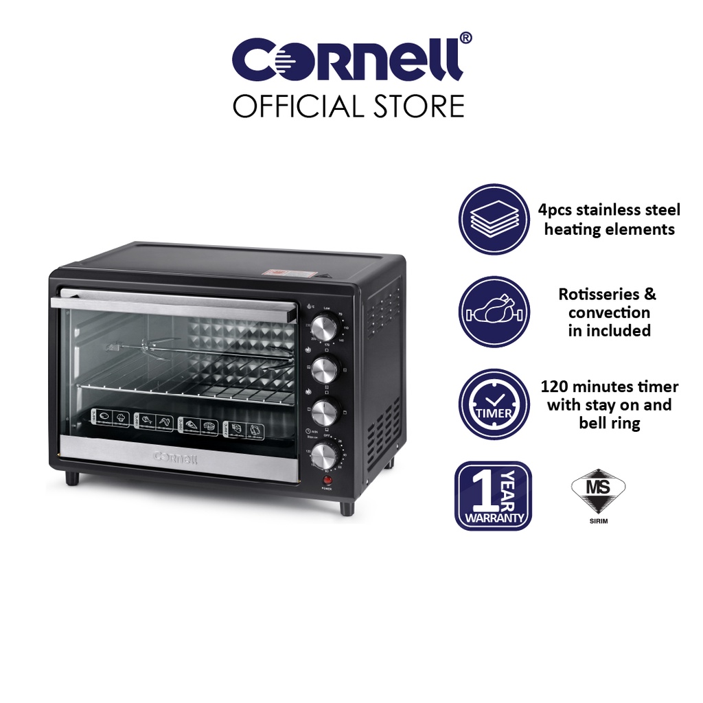 Cornell 40L Electric Oven with Inner Light | CEO-E4010X