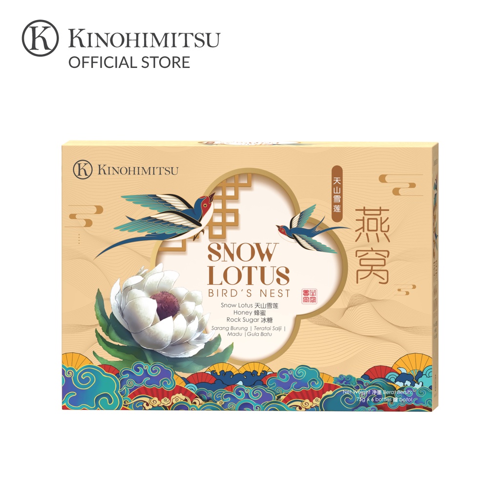 [CNY 2023] Kinohimitsu Birds Nest with Snow Lotus & Honey (6s) CNY