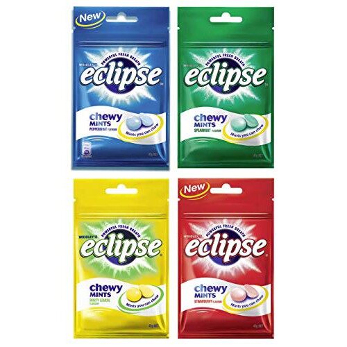 Eclipse Chewy Mints 45g (Minty Lemon, Spearmint, Green Grape