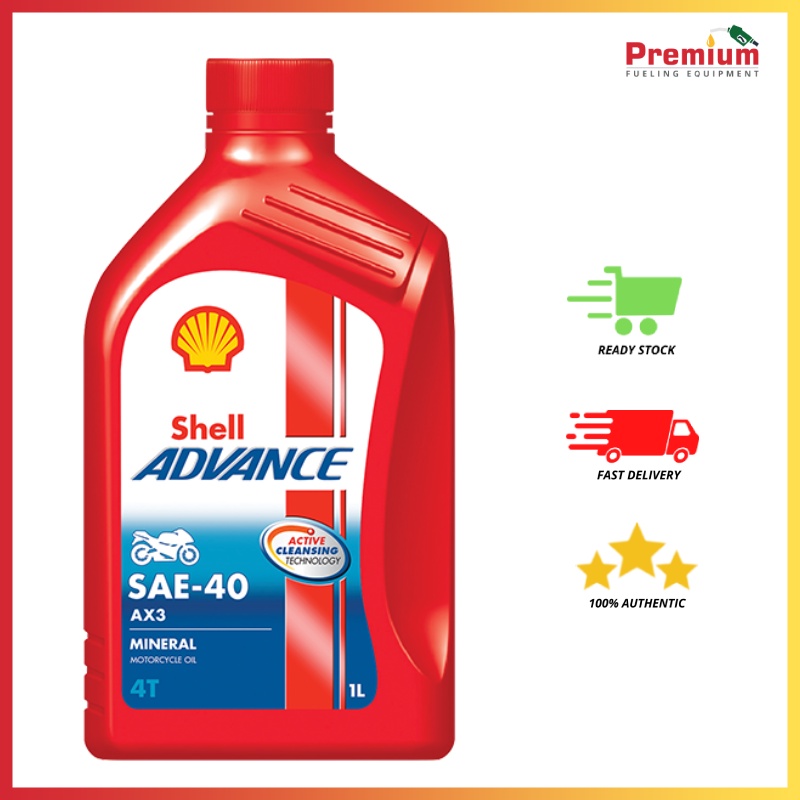 Shell Advance 4T AX3 SAE-40 (1L) | Shopee Malaysia