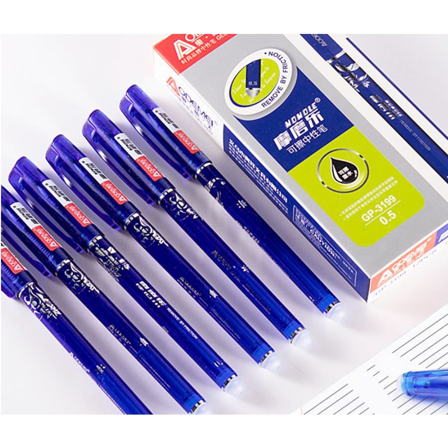 12 Pcs Aodemei Erasable and Refillable Gel Pen 0.5mm Shopee Malaysia
