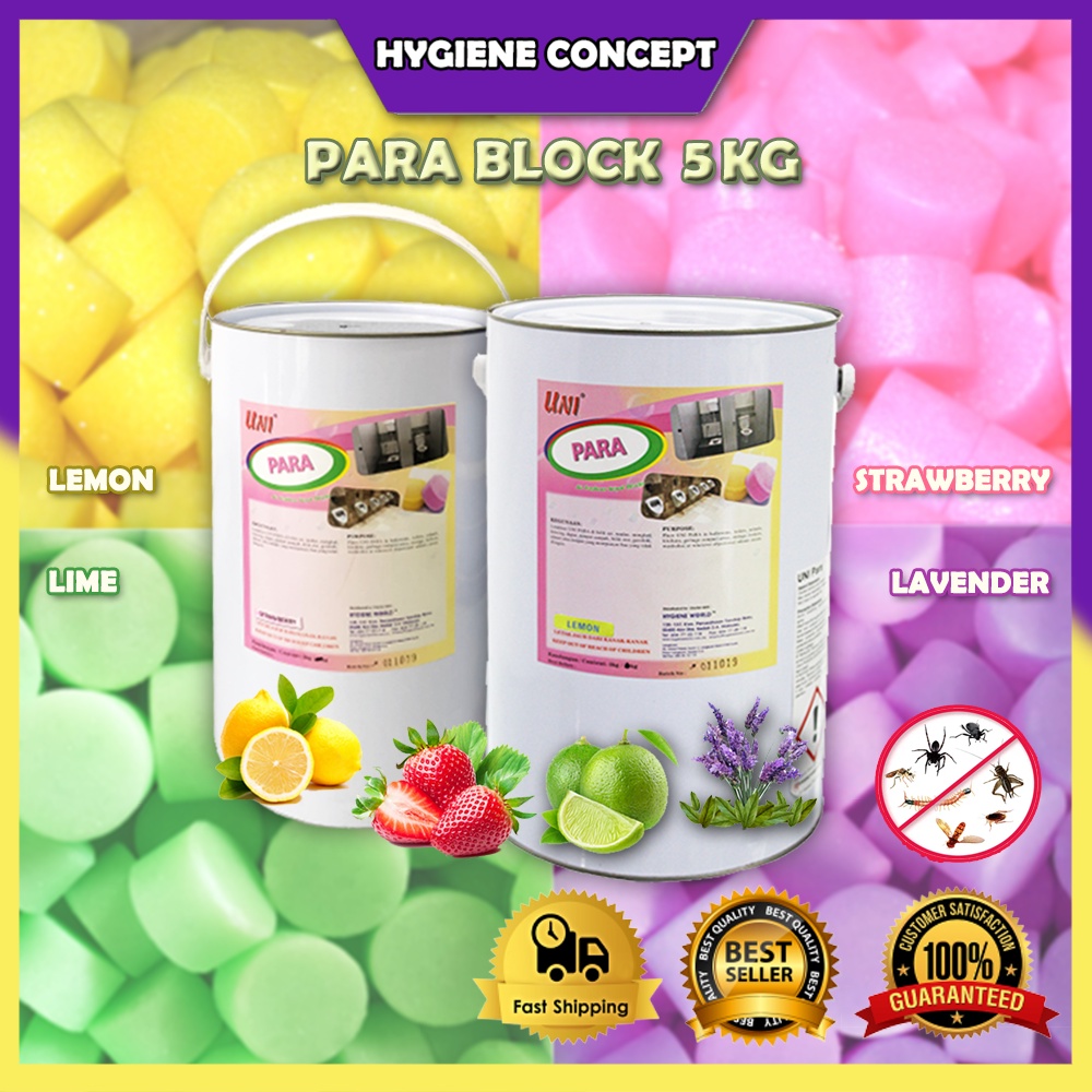 Ubat Gegat 5kg / Blok Deodoran Para / Para Block / Para Deodorant Block