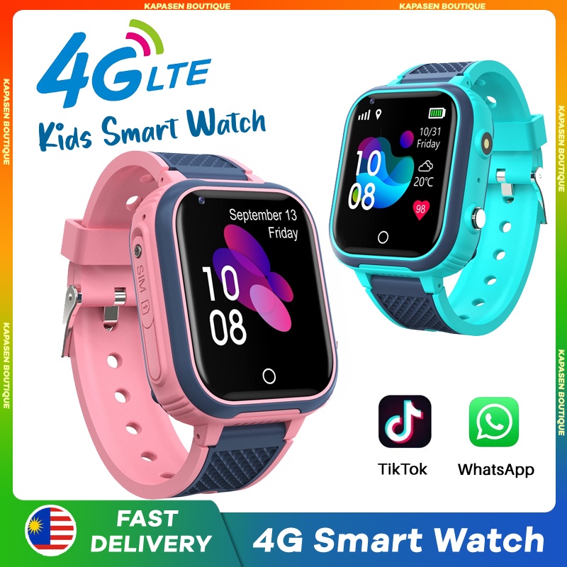 4G Smart Watch Kids GPS WIFI Video Call IP67 Waterproof Child Smartwatch Camera Monitor Tracker Location Phone Watch