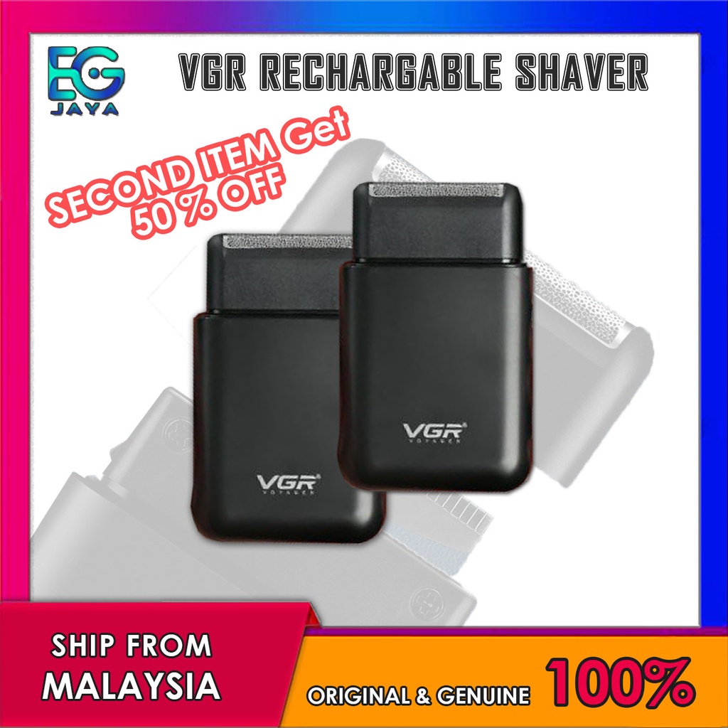 VGR V-390 Portable Shaver Beard Trimmer Professional Rechargeable Ultra ...